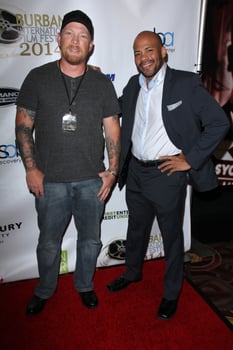 LOS ANGELES, SEP 3 - Christopher Ray, Gerald Webb at the 6th Annual Burbank International Film Festival Opening Night at AMC Burbank on September 3, 2014 in Burbank, CA photo