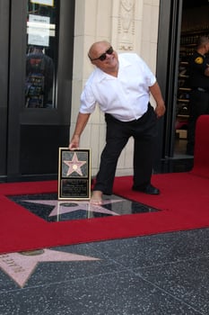 LOS ANGELES, AUG 18 - Danny DeVito at the ceremony as Danny DeVito Receives a Star at Hollywood Walk of Fame on the August 18, 2011 in Los Angeles, CA photo