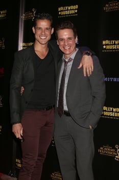 LOS ANGELES, APR 27 - Miles Gaston Villanueva, Christian LeBlanc at the 2016 Daytime EMMY Awards Nominees Reception at the Hollywood Museum on April 27, 2016 in Los Angeles, CA photo