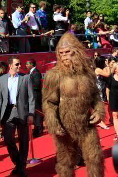 LOS ANGELES, JUL 11 - Sasquatch arrives at the 2012 ESPY Awards at Nokia Theater at LA Live on July 11, 2012 in Los Angeles, CA photo