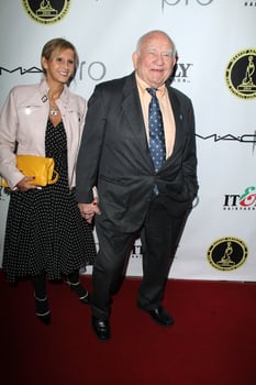 LOS ANGELES, FEB 15 - Ed Asner at the Annual Make-Up Artists And Hair Stylists Guild Awards at Paramount Theater on February 15, 2014 in Los Angeles, CA photo