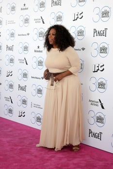 LOS ANGELES, FEB 21 -  Oprah Winfrey at the 30th Film Independent Spirit Awards at a tent on the beach on February 21, 2015 in Santa Monica, CA photo