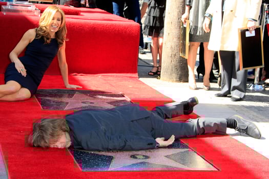 LOS ANGELES, MAR 7 -  Felicity Huffman, William H. Macy at the Ceremony honoring William H. Macy and Felicity Huffman with their Hollywood Walk Of Fame Stars on March 7, 2012 in Los Angeles, CA photo