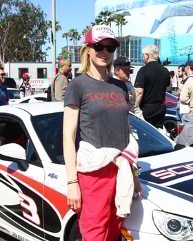 LOS ANGELES, APR 9 -  Jenna Elfman at the Toyota ProCeleb Race Press Day 2013 at the Toyoto Grand Prix Circuit on April 9, 2013 in Long Beach, CA photo