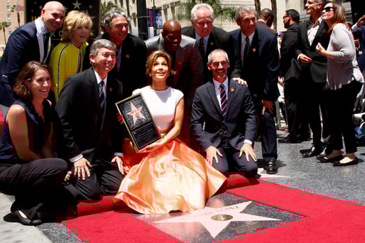 LOS ANGELES, JUN 20 -  Jennifer Lopez, speakers, chamber officials, politicians at the Hollywood Walk of Fame star ceremony for Jennifer Lopez at the W Hollywood Hotel on June 20, 2013 in Los Angeles, CA photo