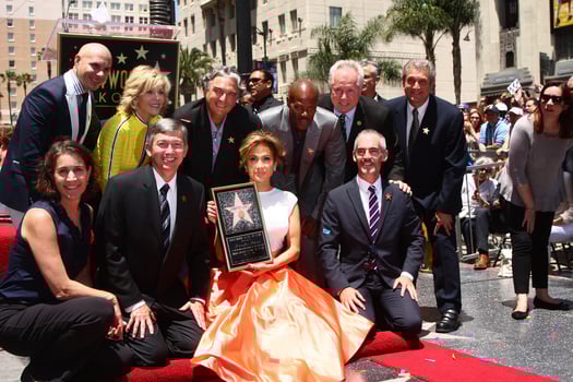 LOS ANGELES, JUN 20 -  Jennifer Lopez, speakers, chamber officials, politicians at the Hollywood Walk of Fame star ceremony for Jennifer Lopez at the W Hollywood Hotel on June 20, 2013 in Los Angeles, CA photo