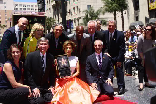 LOS ANGELES, JUN 20 -  Jennifer Lopez, speakers, chamber officials, politicians at the Hollywood Walk of Fame star ceremony for Jennifer Lopez at the W Hollywood Hotel on June 20, 2013 in Los Angeles, CA photo