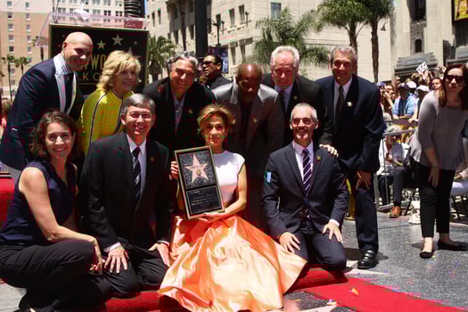 LOS ANGELES, JUN 20 -  Jennifer Lopez, speakers, chamber officials, politicians at the Hollywood Walk of Fame star ceremony for Jennifer Lopez at the W Hollywood Hotel on June 20, 2013 in Los Angeles, CA photo