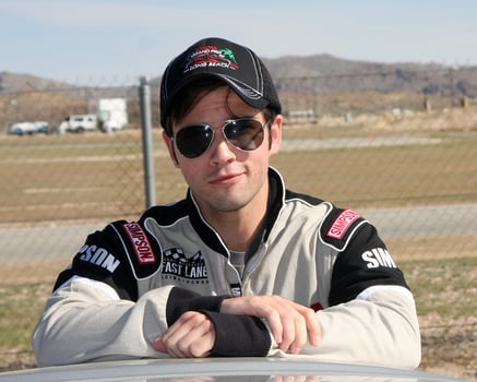 LOS ANGELES, FEB 21 -  Nathan Kress at the Grand Prix of Long Beach Pro Celebrity Race Training at the Willow Springs International Raceway on March 21, 2015 in Rosamond, CA photo