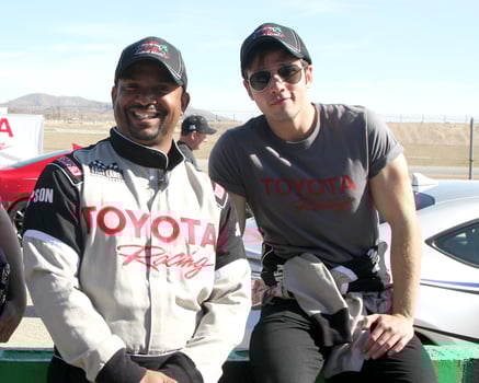 LOS ANGELES, FEB 21 -  Alfonso Ribiero, Mekhi Phifer at the Grand Prix of Long Beach Pro Celebrity Race Training at the Willow Springs International Raceway on March 21, 2015 in Rosamond, CA photo