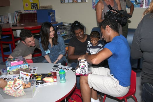 LOS ANGELES, SEP 16 - Megan Fox, Brian Austin Green, Corbin Bleu at the Stars 4 Smiles, celebs visiting children at hospital at Harbor-UCLA Medical Center on September 16, 2014 in Torrance, CA photo