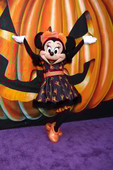 LOS ANGELES, OCT 1 - Minnie Mouse at the VIP Disney Halloween Event at Disney Consumer Product Pop Up Store on October 1, 2014 in Glendale, CA photo