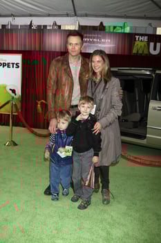 LOS ANGELES, NOV 12 - Joel McHale arrive at the Muppets World Premiere at El Capitan Theater on November 12, 2011 in Los Angeles, CA photo