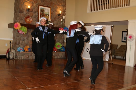 LOS ANGELES, JUL 27 - Tap Chicks at the Norbert Wagner Wish of a Lifetime Pam Kay and the Tap Chicks Performance at the Brookdale Senior Living Center on July 27, 2016 in Loma Linda, CA photo