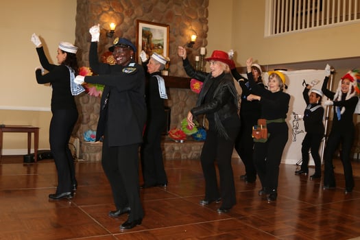 LOS ANGELES, JUL 27 - Tap Chicks at the Norbert Wagner Wish of a Lifetime Pam Kay and the Tap Chicks Performance at the Brookdale Senior Living Center on July 27, 2016 in Loma Linda, CA photo
