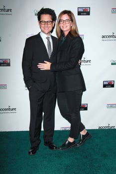 LOS ANGELES, FEB 19 - JJ Abrams, Katie McGrath at the Oscar Wilde US-Ireland Pre-Academy Awards Event at a Bad Robot on February 19, 2015 in Santa Monica, CA photo