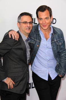 LOS ANGELES, JAN 11 - Peter Lepeniotis, Will Arnett at the The Nut Job Los Angeles Premiere at the El Capitan Theater on January 11, 2014 in Los Angeles, CA photo