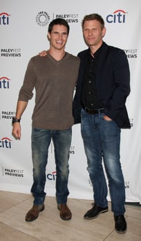 LOS ANGELES, SEP 7 - Robbie Amell, Mark Pellegrino at the PaleyFest Previews - Fall TV CW, The Tomorrow People at Paley Center for Media on September 7, 2013 in Beverly Hills, CA photo