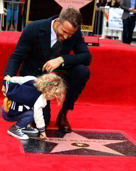 LOS ANGELES, DEC 15 - James Reynolds, Ryan Reynolds at the Ryan Reynolds Hollywood Walk of Fame Star Ceremony at the Hollywood and Highland on December 15, 2016 in Los Angeles, CA photo