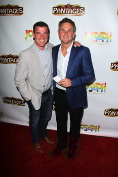 LOS ANGELES, JUN 4 - Sam Harris at the Joseph And The Amazing Technicolor Dreamcoat Opening at Pantages Theater on June 4, 2014 in Los Angeles, CA photo