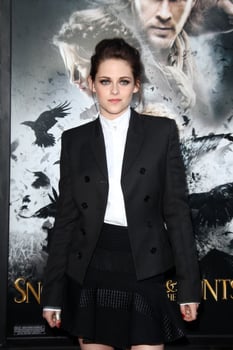 LOS ANGELES, MAY 29 - Kristen Stewart arrives at the Snow White And The Huntsman Los Angeles screening at Village Theater on May 29, 2012 in Westwood, CA photo