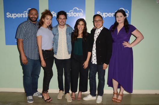 LOS ANGELES, JUN 7 - Colton Dunn, Nichole Bloom, Ben Feldman, America Ferrera, Nico Santos, Lauren Ash at the FYC Panel For Superstore at the UCB Theater on June 7, 2016 in Los Angeles, CA photo
