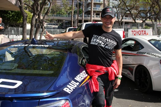 LOS ANGELES, FEB 18 - Raul Mendez at the Toyota Grand Prix Pro Celeb Race at the Toyota Grand Prix Racecourse on April 18, 2015 in Long Beach, CA photo