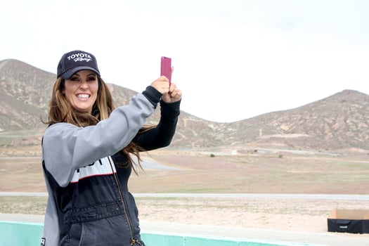 LOS ANGELES, MAR 19 - Jillian Barberie Reynolds at the Toyota Pro Celebrity Race Training Session at Willow Springs Speedway on March 19, 2011 in Rosamond, CA photo