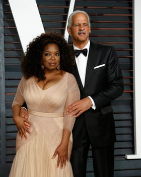 LOS ANGELES, FEB 22 - Oprah Winfrey, Stedman Graham at the Vanity Fair Oscar Party 2015 at the Wallis Annenberg Center for the Performing Arts on February 22, 2015 in Beverly Hills, CA photo