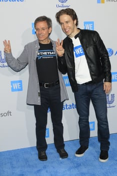 LOS ANGELES, APR 7 - Tom Wilson, Craig Kielburger at the WE Day California 2016 at the The Forum on April 7, 2016 in Inglewood, CA photo