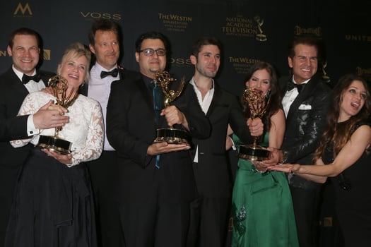 LOS ANGELES, APR 29 - The Bay Producers at the 43rd Daytime Emmy Creative Awards at the Westin Bonaventure Hotel on April 29, 2016 in Los Angeles, CA photo