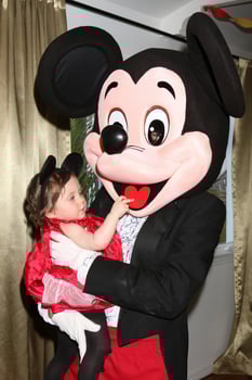 LOS ANGELES, DEC 4 - Amelie Bailey, Mickey Mouse character at the Amelie Bailey s 1st Birthday Party at Private Residence on December 4, 2016 in Studio CIty, CA photo