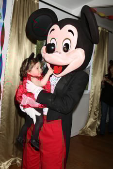 LOS ANGELES, DEC 4 - Amelie Bailey, Mickey Mouse character at the Amelie Bailey s 1st Birthday Party at Private Residence on December 4, 2016 in Studio CIty, CA photo