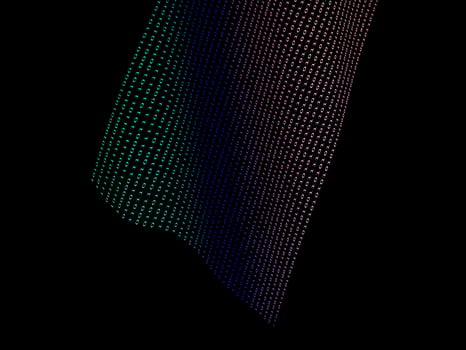 Binary numbers background photo