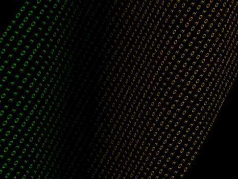 Binary numbers background photo