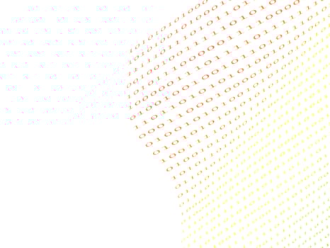 Binary numbers background photo