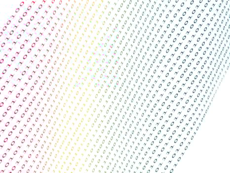 Binary numbers background photo