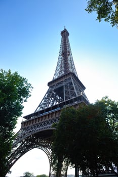 eiffel tower in paris at day photo