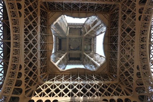 eiffel tower in paris at day photo