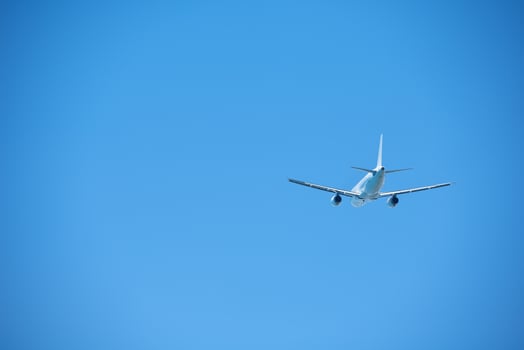Modern airplane view photo