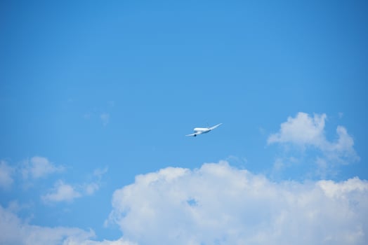Modern airplane view photo
