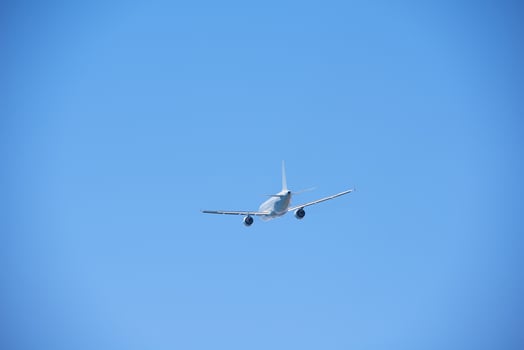 Modern airplane view photo
