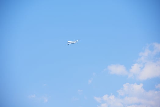 Modern airplane view photo