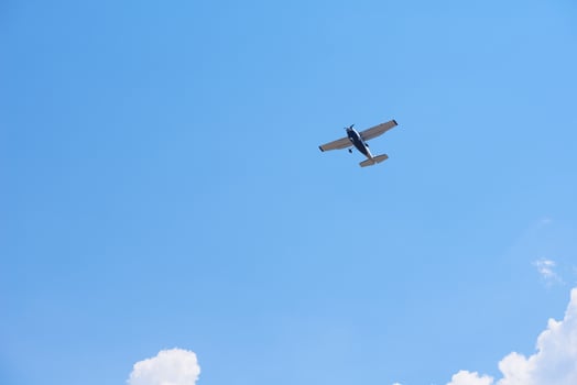 small airplane view photo