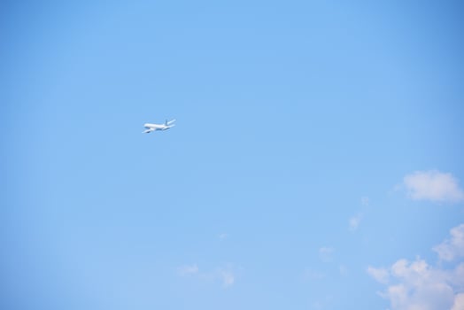 Modern airplane view photo