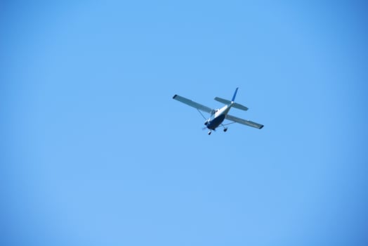 Small airplane view photo