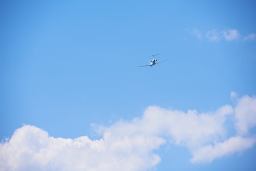 Small airplane view photo
