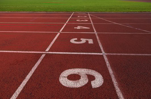 athletic track view photo