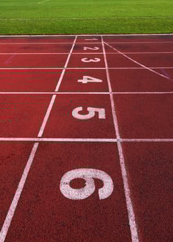 athletic track view photo