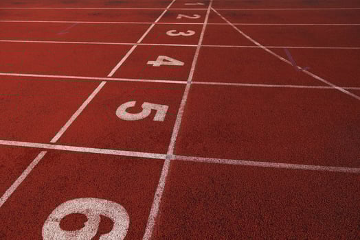 athletic track view photo